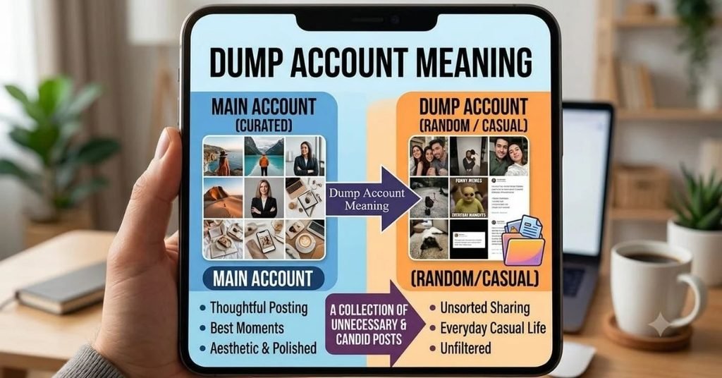 Dump Account vs Main Account: What Is the Difference? infographic difference