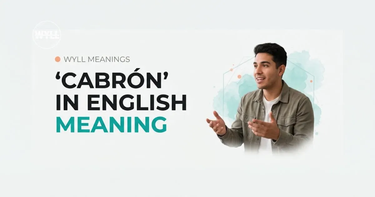 carbon in english meaning explained with a man holding a phone, featuring bold text and a clean, modern design.